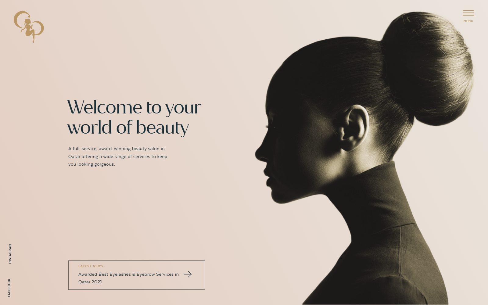 Chic & Posh Lounge — screenshot of the live site