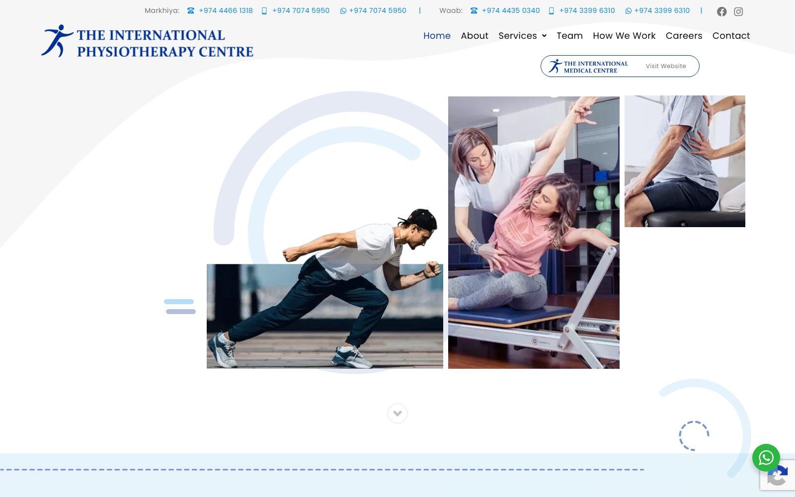 The IP Centre — screenshot of the live site